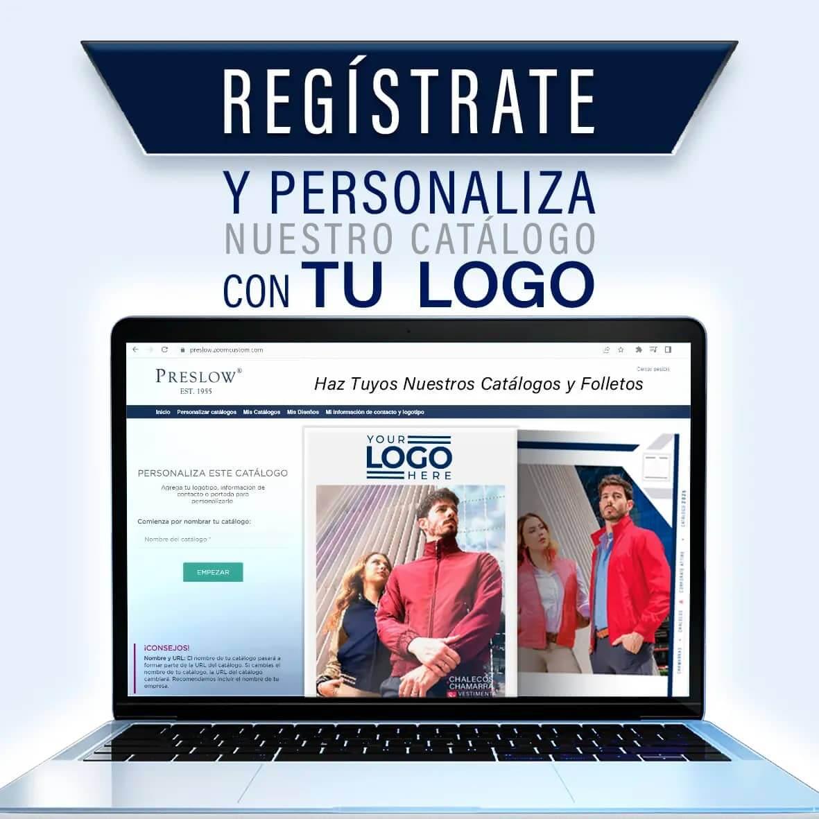 Personaliza tu catálogo.